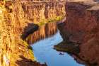 USA-Arizona-Marble Canyon Colorado River flows through canyon Art Print